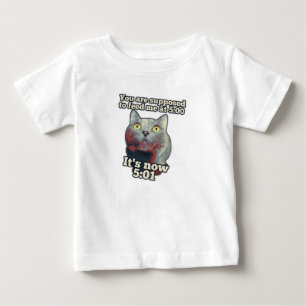 Camiseta De Bebé Meme divertido de gato para personas y amantes de