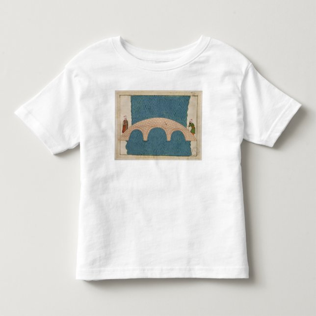 Camiseta De Bebé Memorie Turchesche que representa el puente de (Anverso)