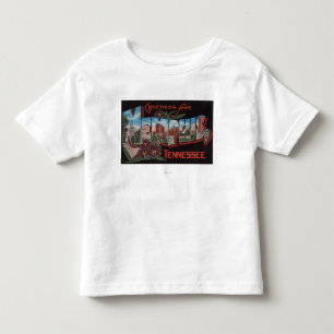 Camiseta De Bebé Memphis, Tennessee - escenas grandes de la letra