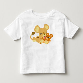 Camiseta de bebé menor de león
