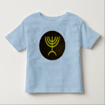 Camiseta De Bebé Menorah Flame<br><div class="desc">Una representación digital de la menorah judía de siete ramas (hebreo: מְ נ וֹ רָ ‎). La menorah de siete ramas, utilizada en el santuario portátil establecido por Moisés en el desierto y más tarde en el Templo en Jerusalén, ha sido un símbolo del judaísmo desde la antigüedad y es...</div>