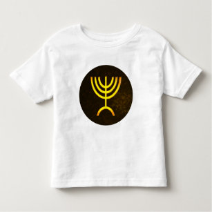 Camiseta De Bebé Menorah Flame