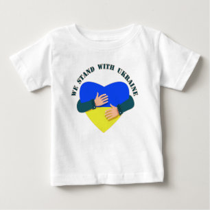 Camiseta De Bebé Mensaje inspirador Estamos con Ucrania