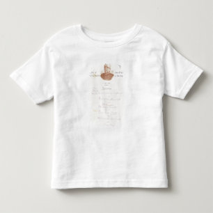 Camiseta De Bebé Menú del Príncipe von Bismarcks