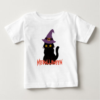 Camiseta De Bebé Meowlloween