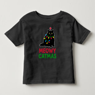 Camiseta De Bebé Meowy Navidad