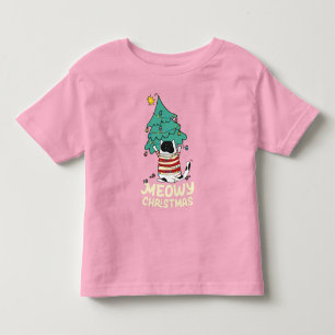 Camiseta De Bebé Meowy Navidades Funny Cat Lover
