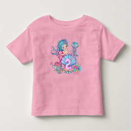 Camiseta De Bebé Mermaid 2º cumpleaños Cambio Editar Texto Personal