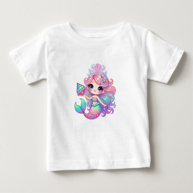 Camiseta De Bebé Mermaidvibes (Anverso)