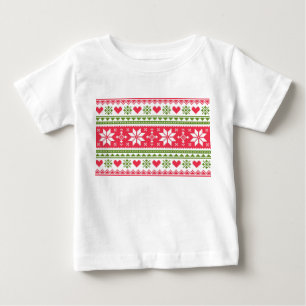 Camiseta De Bebé Merry Christmas pattern 3