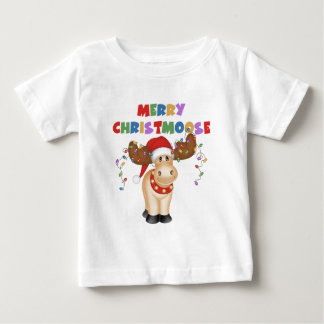 Camiseta De Bebé Merry Christmoose Navidades