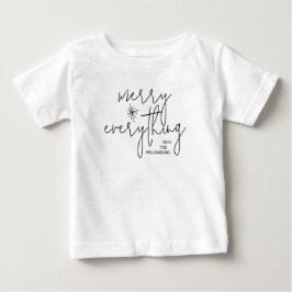 Camiseta De Bebé Merry Everything Navidades