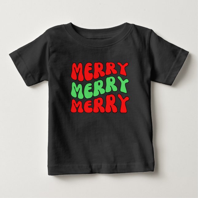 Camiseta De Bebé Merry Merry (Anverso)