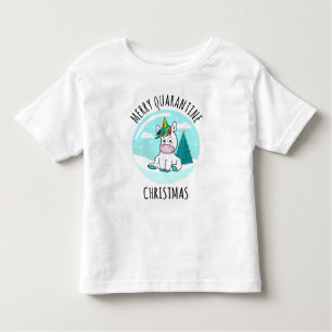 Camiseta De Bebé Merry Quarantine Navidades Unicorn