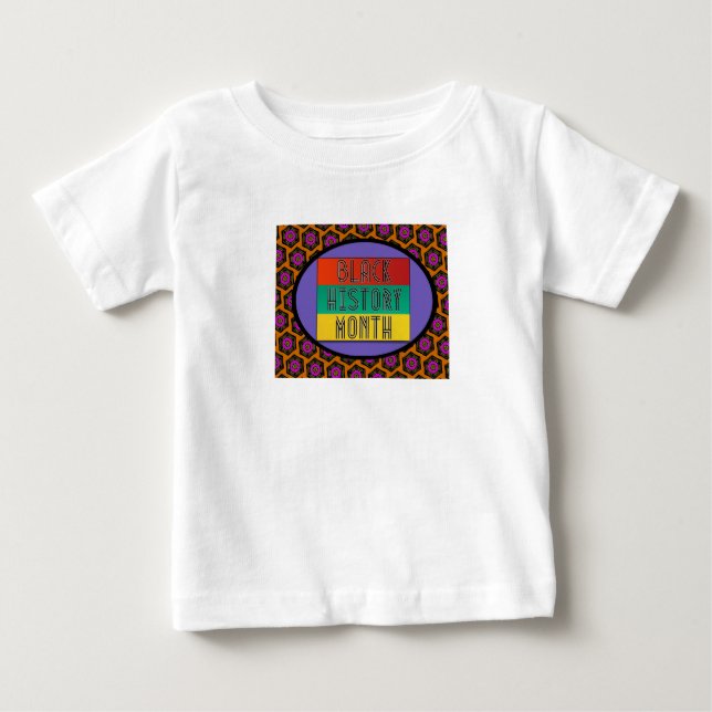 Camiseta De Bebé Mes de historia negra de bebé/niño pequeño (Anverso)