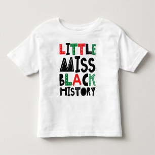 Camiseta De Bebé Mes de la historia de Miss Negra