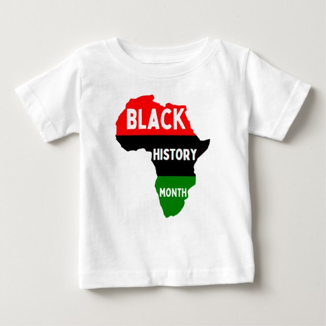 Camiseta De Bebé Mes de la historia negra Melanin niños Chicas (Anverso)