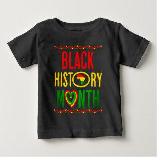 Camiseta De Bebé Mes Negro, Juneteenth, Mes de la Historia Negra