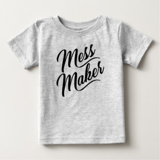 Camiseta De Bebé Mess Maker