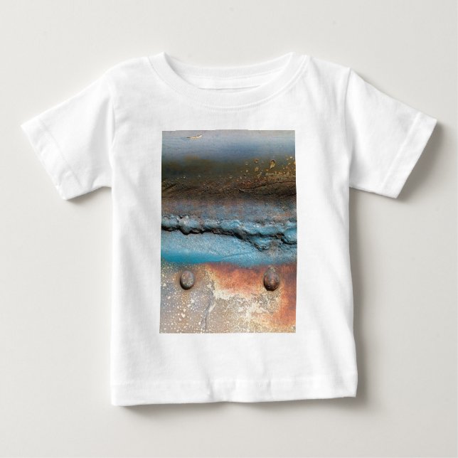 Camiseta De Bebé Metalizado oxidado (Anverso)