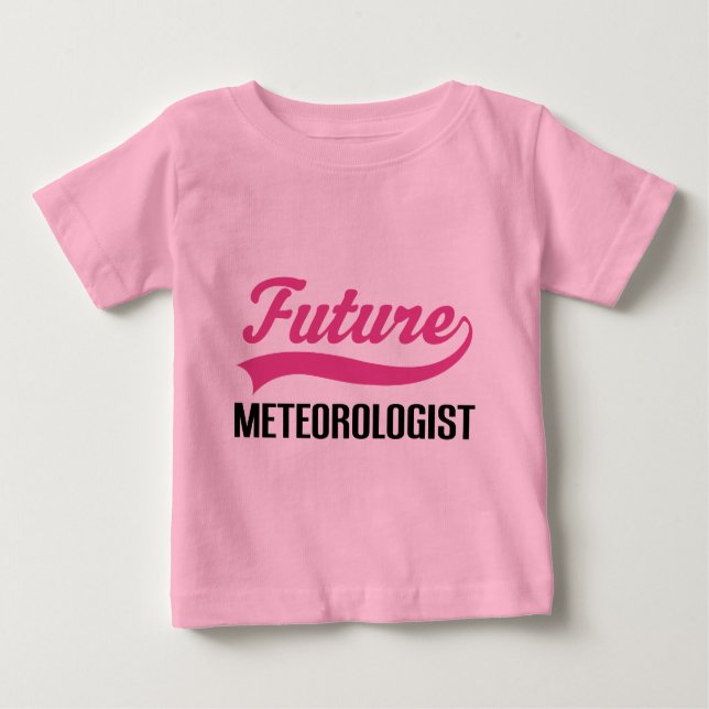 Camiseta De Bebé Meteorólogo futuro (Anverso)