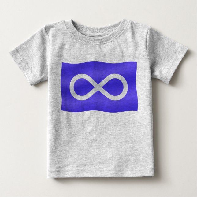 Camiseta De Bebé Metis Flag Baby Creeper First Nation Regalos para  (Anverso)