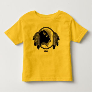 Camiseta De Bebé Metis Toddler Shirt Nativo Wildlife Art Baby Shirt