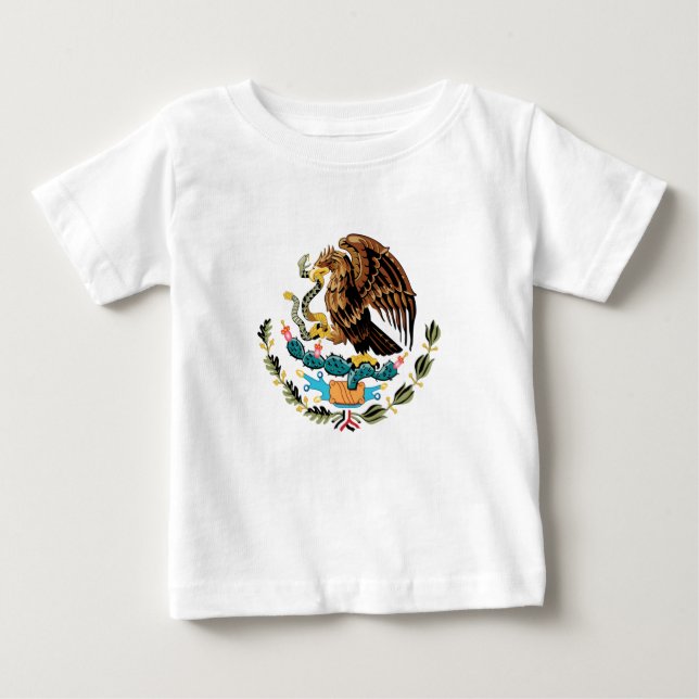 Camiseta De Bebé Mexican coat of arms T-shirt (Anverso)