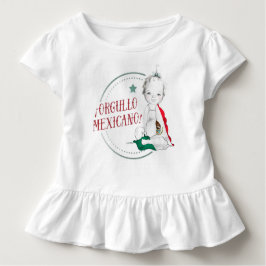 Camiseta De Bebé Mexicano Ruffle Shirt