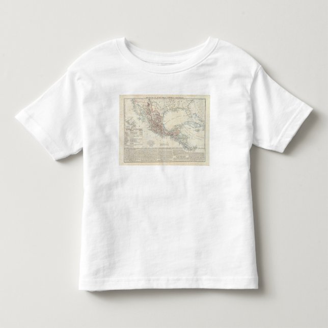 Camiseta De Bebé México, Panamá, America Central (Anverso)