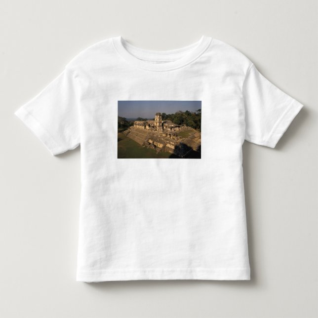 Camiseta De Bebé México, provincia de Chiapas, Palenque, El Palacio (Anverso)