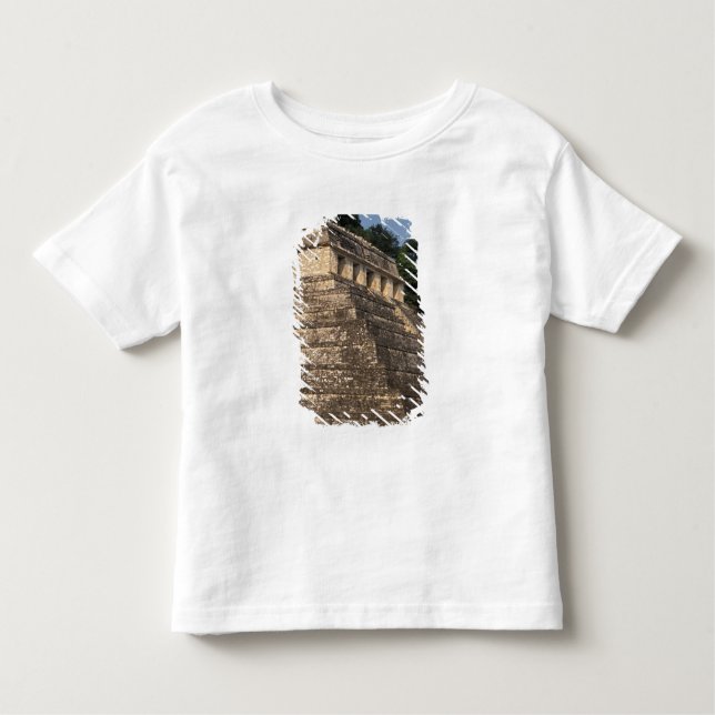 Camiseta De Bebé México, provincia de Chiapas, Palenque. Templo de  (Anverso)