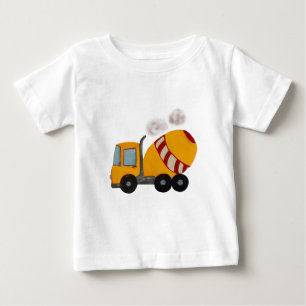Camiseta De Bebé Mezclador concreto amarillo y rojo
