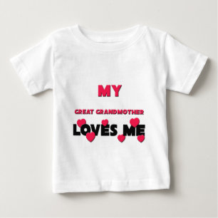 Camiseta De Bebé Mi abuela me ama