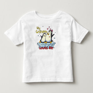 Camiseta De Bebé Mi abuela me ama al pingüino