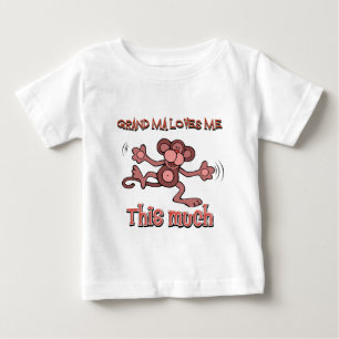 Camiseta De Bebé Mi abuela me ama este mucho