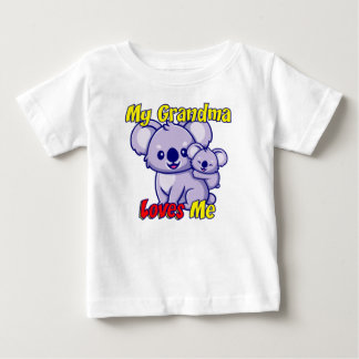 Camiseta De Bebé Mi abuela me ama la camiseta del bebé Koala