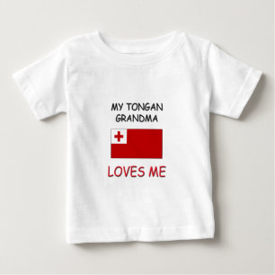 Camiseta De Bebé Mi abuela Tonga Me Ama