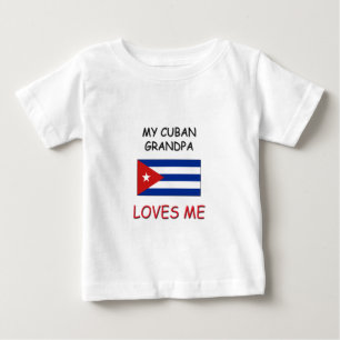 Camiseta De Bebé Mi abuelo cubano me ama