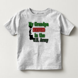 Camiseta De Bebé Mi abuelo servido