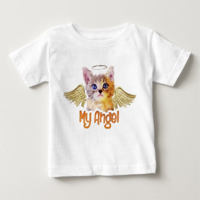 Camiseta De Bebé Mi ángel (Anverso)