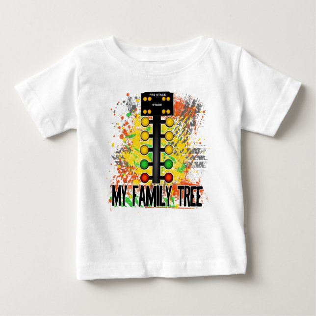 Camiseta De Bebé Mi árbol de familia (Anverso)
