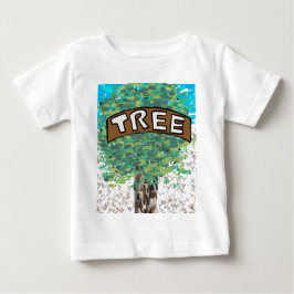 Camiseta De Bebé Mi árbol, firme y fuerte, abraza un árbol