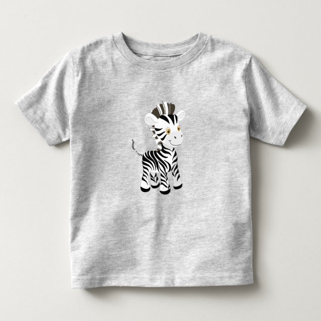 Camiseta De Bebé Mi bebé cebra (Anverso)