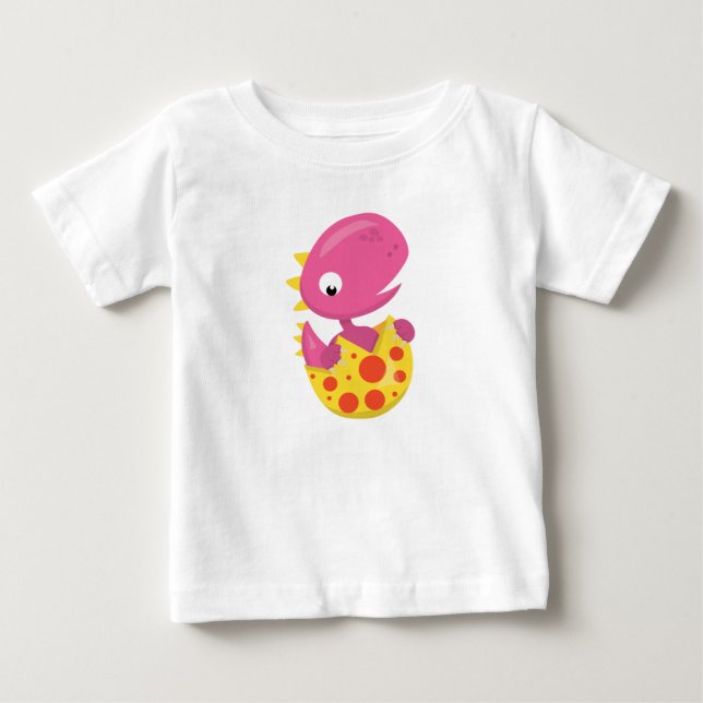 Camiseta De Bebé Mi bebé dinosaurio (Anverso)