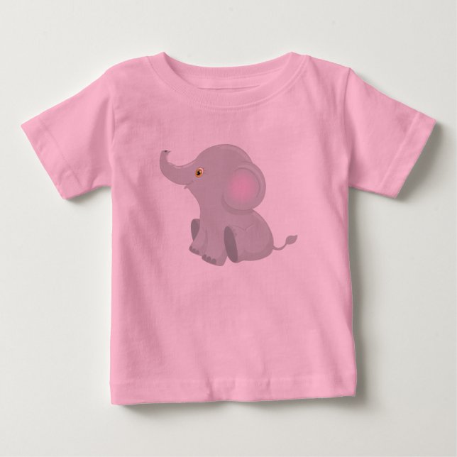 Camiseta De Bebé Mi bebé elefante (Anverso)
