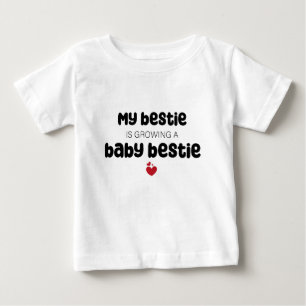 Camiseta De Bebé Mi bestie está creciendo un bebé bestial