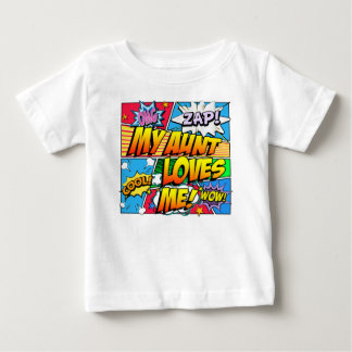 Camiseta De Bebé Mi cómic de tía Loves Me