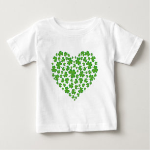 Camiseta De Bebé Mi corazón irlandés