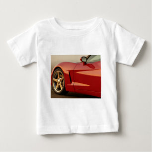 Camiseta De Bebé Mi Corvette rojo
